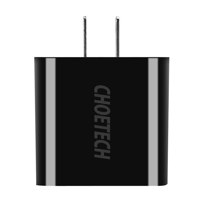 Адаптер Choetech C0026 US 3x USB-C с дисплей 15W черен