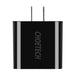 Адаптер Choetech C0026 US 3x USB-C с дисплей 15W черен