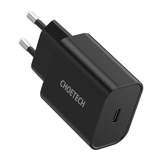 Адаптер Choetech Q5004 EU USB-C 20W черен