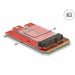 Адаптер Delock Mini PCIe към M.2 Key E slot