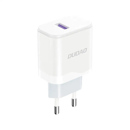 Адаптер Dudao A20EU USB - A 18W бял + Lightning кабел