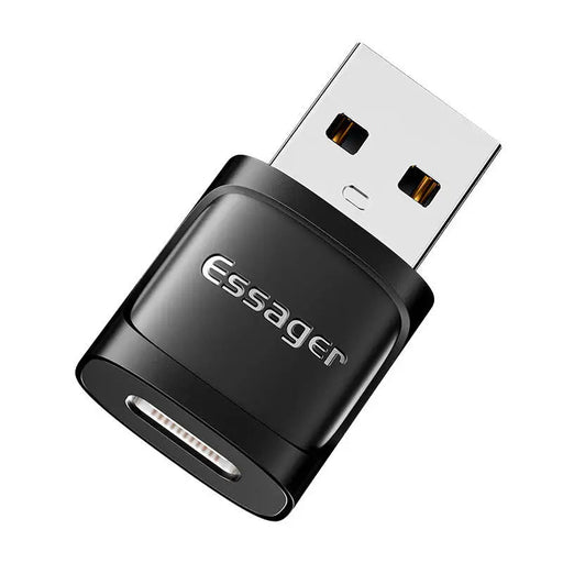 Адаптер Essager OTG USB - C към USB 3.0 черен