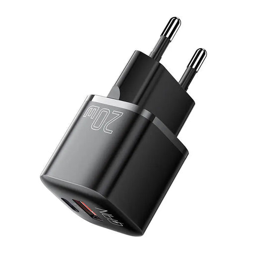 Адаптер Essager USB - C + USB - A 20W GaN черен