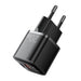 Адаптер Essager USB - C + USB - A 20W GaN черен