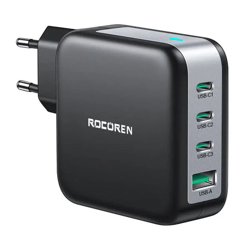 Адаптер GaN Rocoren 3x USB - C 1x USB Power Delivery