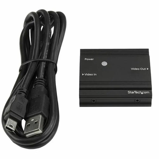 Адаптер HDMI Startech HDBOOST4K Черен