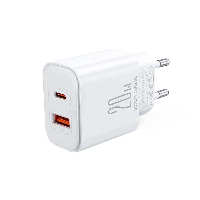 Адаптер Joyroom JR - TCF05 20W USB - C / USB - A бял