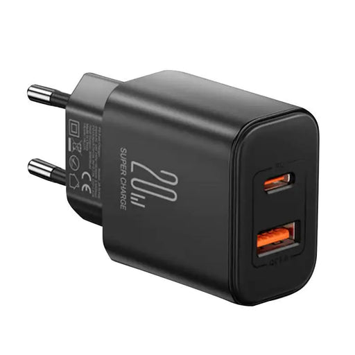 Адаптер Joyroom JR-TCF05 EU 20W USB-A USB-C черен