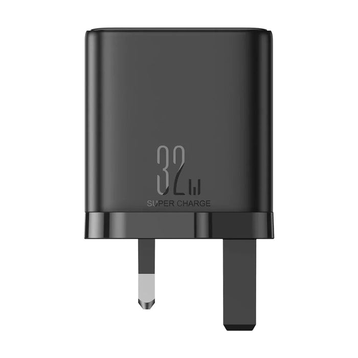 Адаптер Joyroom JR-TCF10 2x USB-C USB-A 32W UK черен