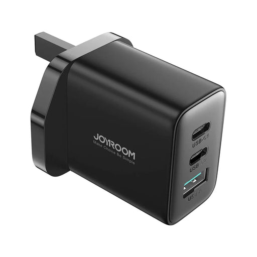 Адаптер Joyroom JR-TCF10 2x USB-C USB-A 32W UK черен