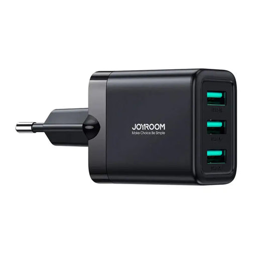 Адаптер Joyroom JR-TCN02 3.4A 3xUSB черен