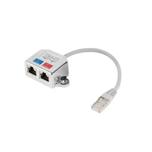 Адаптер Lanberg adapter LAN splitter RJ45 - > 2x