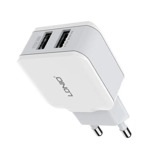 Адаптер LDNIO A2202 2x USB 12W бял