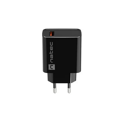 Адаптер Natec USB Charger Ribera 1X USB - A 18W черен