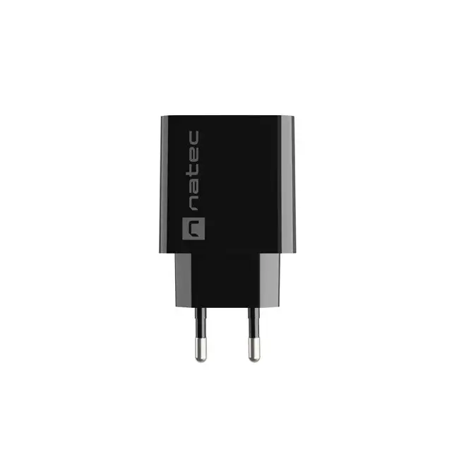 Адаптер Natec USB Charger Ribera 1X USB - A 18W черен