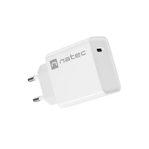 Адаптер Natec USB Charger Ribera 1X USB - C 20W бял