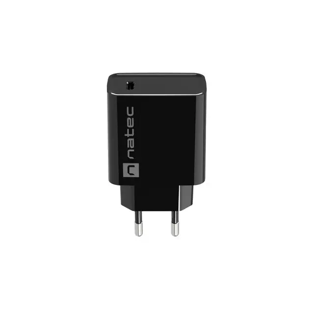 Адаптер Natec USB Charger Ribera 1X USB - C 20W черен