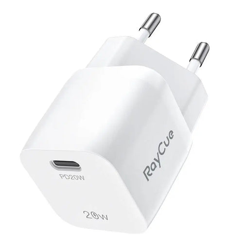 Адаптер RayCue USB - C PD 20W EU бял