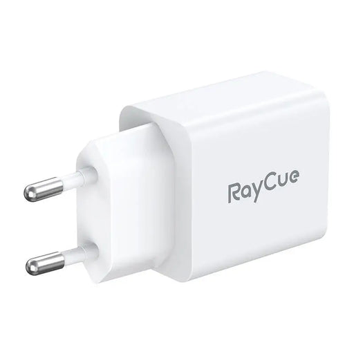 Адаптер RayCue USB - C + USB - A PD 20W EU бял