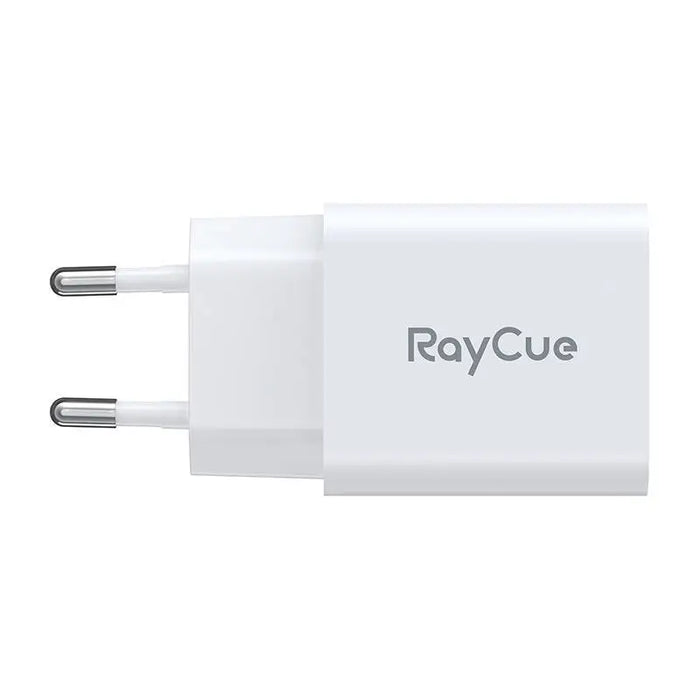 Адаптер RayCue USB - C + USB - A PD 20W EU бял
