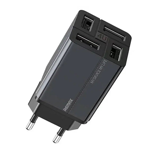Адаптер Remax RP - U43 4x USB 3.4A черен