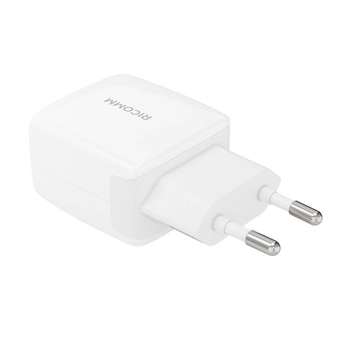 Адаптер Ricomm RC251 EU 1x USB-C 25W PD + 2.1m USB-C кабел