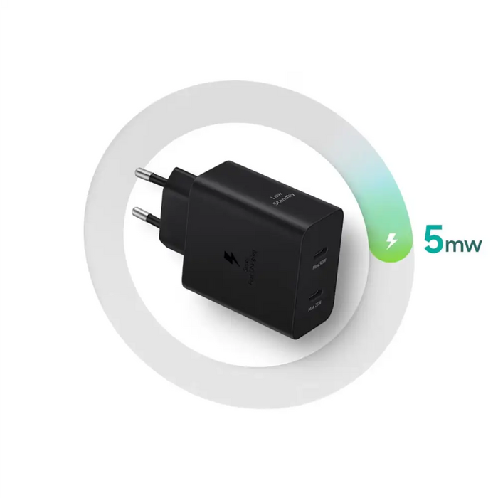 Адаптер Samsung Power Adapter Duo EP-T5020XBEGEU 2x