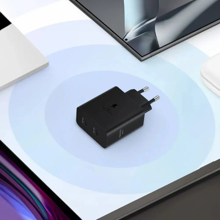 Адаптер Samsung Power Adapter Duo EP-T5020XBEGEU 2x