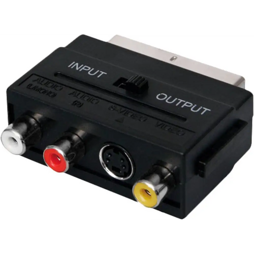 Адаптер Sencor SAV 151-000 Scart-3RCA + SVID INOUT