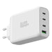 Адаптер Silver Monkey GaN 130W 3x USB-C PD 1x USB-A