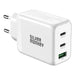 Адаптер Silver Monkey GaN 65W 2x USB-C PD 1x USB-A