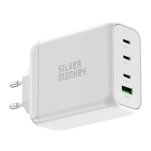 Адаптер Silver Monkey SMA154 200W GaN 3x USB-C PD