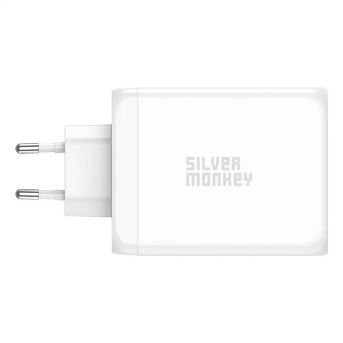 Адаптер Silver Monkey SMA154 200W GaN 3x USB-C PD