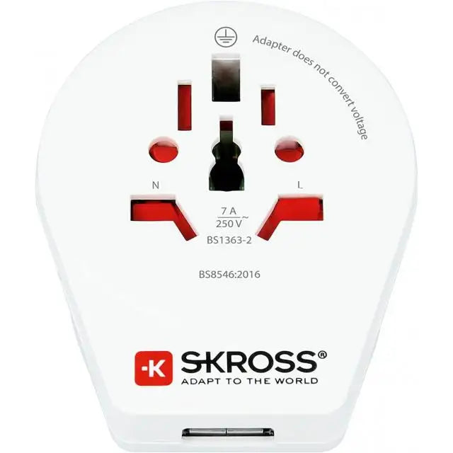Адаптер SKROSS 1500267 World to UK 220V