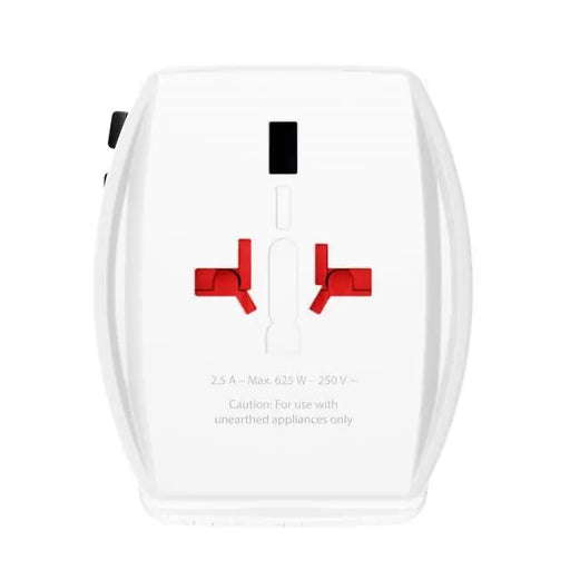 Адаптер SKROSS AC65PD USB-A USB-C 1.302976 World Бял