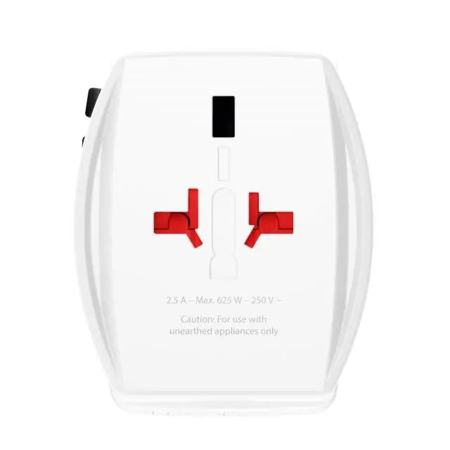 Адаптер SKROSS AC65PD USB-A USB-C 1.302976 World Бял