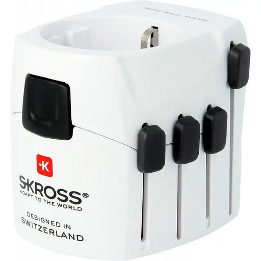 Адаптер SKROSS PRO Earthed 1103145 World Бял