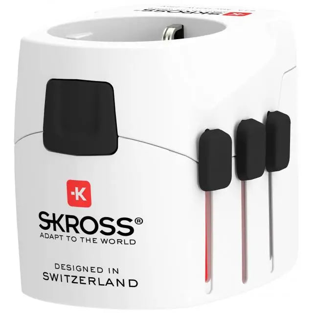 Адаптер SKROSS PRO Light 2 x USB-A World Бял