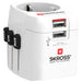 Адаптер SKROSS PRO Light 2 x USB-A World Бял