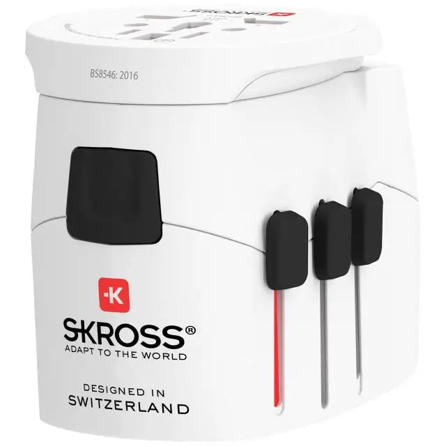 Адаптер SKROSS PRO Light 2 x USB-A World Бял