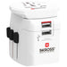 Адаптер SKROSS PRO Light 2 x USB-A World Бял