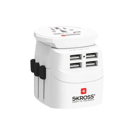 Адаптер SKROSS PRO Light 4 x USB-A 1.302471 World Бял