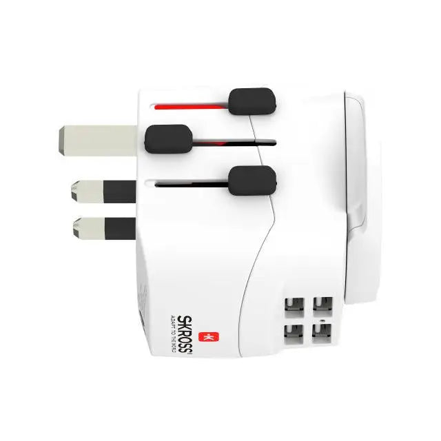Адаптер SKROSS PRO Light 4 x USB-A 1.302471 World Бял