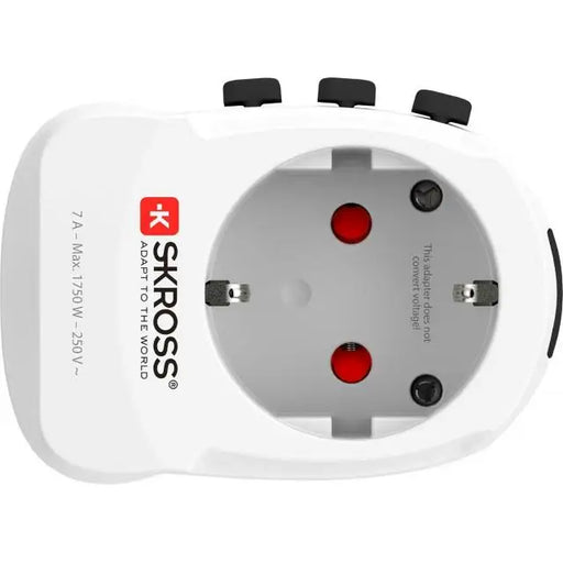 Адаптер SKROSS PRO Light USB 1.302472 World Бял