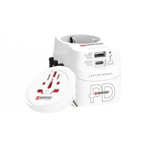 Адаптер SKROSS PRO Light USB 1.302474 World Бял