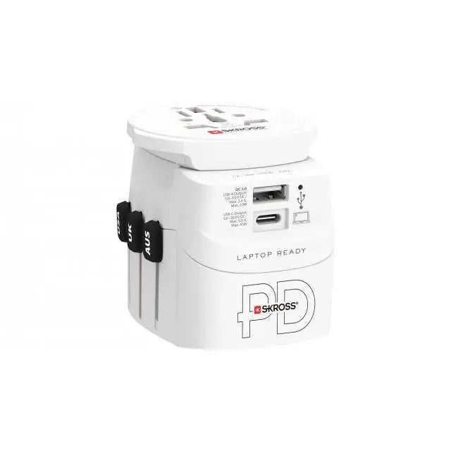 Адаптер SKROSS PRO Light USB 1.302474 World Бял