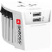 Адаптер SKROSS PRO MUV 2 x USB-A 1.302960 World Бял