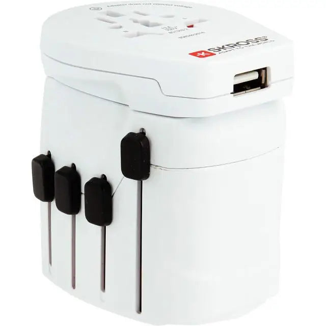 Адаптер SKROSS PRO USB 1.302539 World Бял