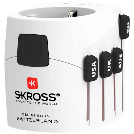 Адаптер SKROSS Pro World 1103180 Бял
