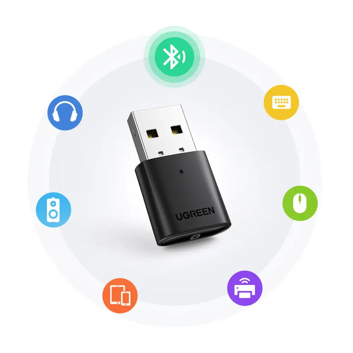 Адаптер Ugreen Bluetooth 5.0 USB - A черен (CM390)
